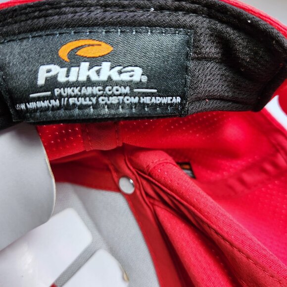 𝅺Pukka Hat Cap SPF 50 Sun Protection Adjustable Snapback Red New - Picture 9 of 10